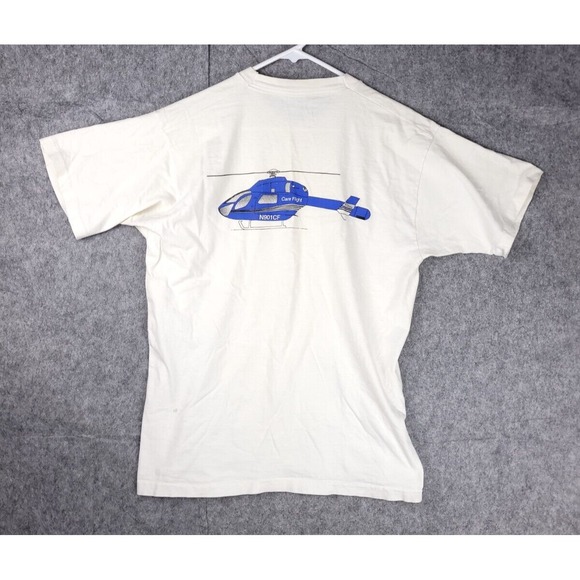 Vintage First Explorer EMS Shirt Adult Large Care Flight 1995 Graphic Single Sti - Picture 3 of 9
